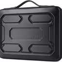 DOMISO 17 inch Laptop Sleeve with Handle Shockproof Computer Bag Waterproof EVA Protective Carrying Case for 17.3" MSI GS73VR Stealth Pro/HP Envy 17/LG Gram 17"/ROG Strix GL702VS, Black