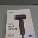 Dual Voltage Travel Hair Dryer, Mini High-Speed Blow Dryer for Fast Drying, Ionic Hairdryer with Diffuser Gift Women, Lightweight Compact Portable,Quiet,European International 100-240V, Black