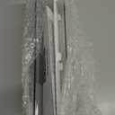 Transparent Flatware Tray Kitchen Drawer Organizer With Lid - Plastic Kitchen Cutlery Tray and Utensil Silverware Storage Container with Cover - Dinnerware Holder for Spoons Forks Knives