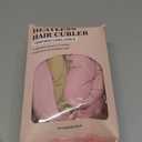 Heatless Curls Overnight Headband, 70'' No Heat Hair Curlers for Medium Long Hair, Champagne Pink