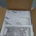 Kitsure Over The Sink Dish Drying Rack - 30.0" to 33.9"x21.5", Adjustable Sink Drying Rack for Kitchen Sink with Multifunctional Baskets, White (Large)