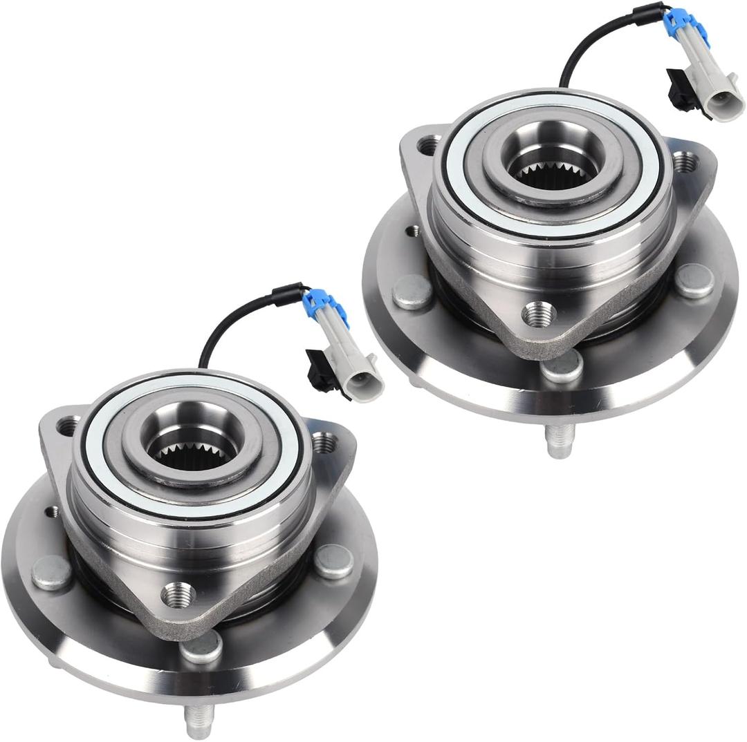 PAROD 513276 [Set of 2] Front Wheel Hub Bearing Assembly Compatible with 2007-2009 Chevy Equinox, Pontiac Torrent, Suzuki XL-7, 2008-2010 Saturn Vue, 2012-2015 Captiva Sport, 5 Lugs w/ABS