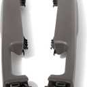 A Pair Dark Grey Front Door Armrest Handle Driver Passenger Side Compatible with 1999-2006 Suburban Tahoe Yukon Avalanche Escalade 12472876