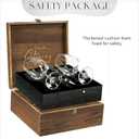 AW BRIDAL Mr and Mrs Wine Glasses Wedding Gifts for Couples 2026, Engagement Gift for Newly Engaged Couple, Bridal Shower and Bachelorette Gifts for Bride, Wine Opener Stopper and Wooden Keepsake Box