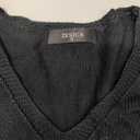 ZESICA Summer Short Sleeve Sweaters for Women 2026 Casual V Neck Oversized Sweater Vest Lightweight Knit Pullover Tops (Black, S)