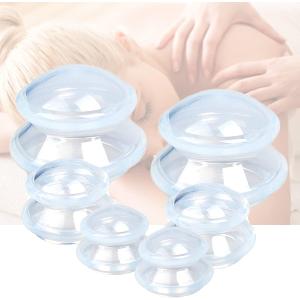 6 Sizes Cupping Therapy Set-Professional Cupping Therapy Studio and Household Silicone Cupping Set, Stronger Suction, Suitable for Myofascial Massage, Muscle, Nerve, Joint Pain