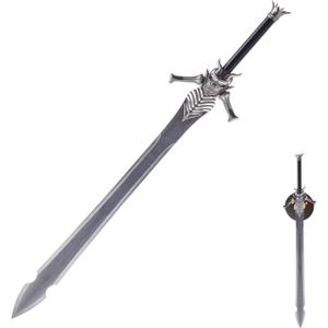 Sword fort Stainless Steel Vergil Yamato Sword/Dante Rebellion Sword Real Metal Katana, Nero Red Queen Game Cosplay Prop Replica-for Cosplay, Collection,Display,Gift