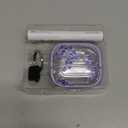 Inesore with Safety Lock for Samsung Galaxy Bud Pro 3 Case/Galaxy Buds 3 Caseswith Cleaner Kit and Keychain, Cute Floral Buds Pro 3 Case Cover forWomen Girly- Purple Bell Flower