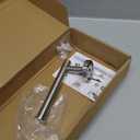 NearMoon Bathroom Toilet Paper Holder, Premium SUS304 Stainless Steel Rustproof Wall Mounted Toilet Roll Holder for Bathroom, Kitchen (1 Pack, Brushed Nickel)