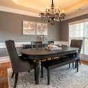 Modern Crystal Chandelier Lighting 12-Light, Smoky Gray Luxury Chandelier Ceiling Light Fixtures Hanging Crystal Light for Dining Room Living Room Bedroom(12 Lights)