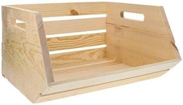 18; Stackable Wood Bin