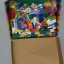 300 PCS Building Bricks Compatible with Lego Classic - 300 Pieces Basic Bulk Building Blocks in Random Color - Mixed Shape (300PCS)
