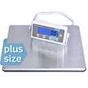 Extra Wide Medical Digital Body Weight Scale - 440 lb/200 kg Capacity, High Accuracy, Heavy Duty Portable Bathroom Scale, Easy to Read, Ideal for Office Wrestling Home, Hospital, Gym & Bariatric Use