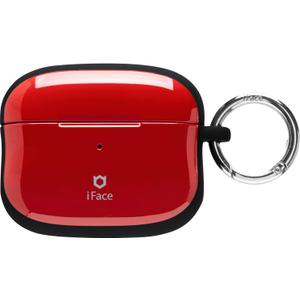 iFace First Class Case [Compatible with AirPods Pro]  Cute Shockproof Hybrid Dual Layer [Hard Cover + Bumper] Keychain Protective Case [Drop Tested]  Red