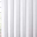 Aiyufeng Extra Long White Shower Curtain 96 Inch Long, Embossed Texture Fabric Bathroom Shower Curtain, Large Hotel Bath Curtain with 12 Holes, 72x96, White