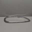 Right Chrome Headlight Bezel Trim Compatible with 2002-2018 Freightliner Business Class M2 100 106 112 Headlamp Cover Replacement