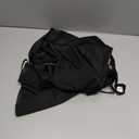 Foxiny Sexy Strappy Leather Underwire Choker Garter Belt Mini Lingerie Set Dress with Thong 3 Piece Women Latex Push Up Night Wear Outfits Matte Black, Size Medium