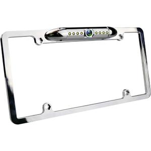 License Plate Backup Camera, JPP Front/Rear View Camera 170 Viewing Angle Universal Car Reverse Camera Waterproof 8 LED Night Vision Vehicle Reverse Camera