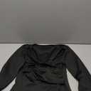 Long Sleeve Cutout Tops for Women Slim Fitted Crisscross V Neck Sexy Fall Going Out T-Shirts (Large, Black)