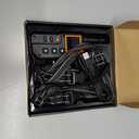 AI Dog Shock Collar 2 Dogs (10-120Lbs) - 3300FT Dog Training Collar with Remote, IPX7 Waterproof Collar with Beep, Vibration, Safe Shock for Large Medium Small Dogs, Keypad Lock and Flashing Light (Black)