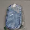 Five Star Pencil Pouch, Pen Case, High-Capacity Zipper Pouch, Storage Organizer for School Supplies Earbuds Chargers Cables Makeup, Blue/Denim (500212F-ECM)