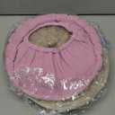 Legigo 5 Pack Thicker Bathroom Toilet Seat Cover Pads- Soft Warmer Toilet Seat Cushion Cover Stretchable Washable Fiber Cloth, Easy Installation Comfortable Toilet Lid Seat Cover(Pumpkin Modelling)