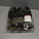 12PCS Green Velvet Christmas Ornaments Set  Large Flocked Shatterproof Baubles for Xmas Tree Decoration, Hanging Ornaments for Holiday & Home Dcor (Green, 4 Inch / 10 cm)