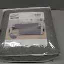 ISSUNTEX Super Anti-Slip Couch Covers for 1 Cushion Couch Sofa, Water Resistant Sofa Cover Quilted Sofa Slipcover Furniture Protectors for Dogs, Pets, Kids (Chair, Black)