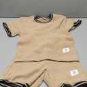 KIDLAGA Boys Clothes 2PCS Outfits Color Block T Shirt & Shorts Teen Boy Clothes Kids Summer Clothing Sets Sizes 8-9Y