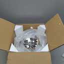 Disco Ball - 12 Inch Mirrored Discos Balls, Large Disco Bal, Rotating Ball for Party Designs, Weddings, Home Decor, Silver Hanging Discos Balls.