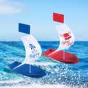Soulchen 12 Pcs Rain Gutter Kit Boat Kit DIY Trimaran Sailboat Easy to Build Stem Science Activity, Lightweight ABS Plastic School Competitions and Family Fun