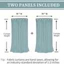 BGment Cream Natural Linen Look Semi Sheer Curtains 84 Inch Length 2 Panels Set for Bedroom, Grommet Light Filtering Casual Textured Privacy Sheer Curtains for Living Room (38 x 84 Inch, Ivory Cream)