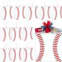 FULJOOY 24 Pcs Baseball Clear PVC Gift Party Bags with Handles Bulk Football Transparent Treat Goodie Tote Sport Clear PVC Snack Bag for Boys Birthday Party Favor Baby Shower Decorations Supplies