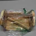 Masking Tape Dispenser - Wood Craft Tape Dispenser for Kids, Multi Tape Dispenser Multi Roll Tape Holder Tape Cutter for Gift Wrapping, Gift for Children Office Home School (Sawtooth)