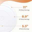 Kootek Cake Stand, 11 Inch Rotating Cake Turntable for Decorating, Display & Baking, Smooth Revolving Spinner Stand (White)