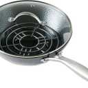 Milk Street 3-Piece 10.5-Inch Small Hammered Carbon Steel Wok