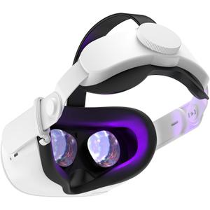 SUPERUS Head Strap for Meta Quest 2 VR - Elite Strap Replacement with Adjustable Hinge - Enhanced Comfort, Reduces Head Pressure - VR Accessories for Quest 2