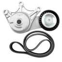 Serpentine Belt Drive Kit Fit for BMW X1 X3 X4 Z4 120i 220i 228i 320i 328i 428i 528i, 2.0L 1997CC 1998CC 2012-2018, Replace 39191 6PK1000 Including Tensioner and Belt