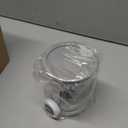 GuanQiao 4 Pack Creami Swirl Pints & Lids for Ninja, Compatible with NC700 Series Ninja Swirl Ice Cream & Soft Serve Makers, with 4 Spoons & 64 Writable Labels, BPA-Free & Dishwasher Safe, Grey Lids