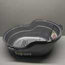 Natures Miracle Hooded Flip Top Litter Box for Cats, With Built-In Odor Control Charcoal Filter (Silver/Grey)