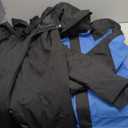 YEEFINE Men's Ski Suit Winter Snowsuit Waterproof Windproof Ski Jacket and Pants Set Insulated Snowboarding Suit (Large, Blueblack)