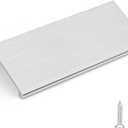 Rergy 50 Pack 3 INCH Cabinet Pulls Brushed Nickel Finger Pulls, Brushed Nickel Edge Pulls for Cabinet Kitchen Cabinet Edge Pulls, 76mm Cabinet Finger Pulls