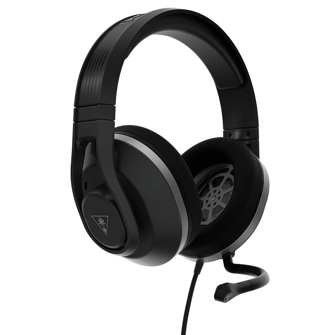 Turtle Beach Recon 500 Multiplatform Gaming Headset - Xbox Series X, Xbox Series S, Xbox One, PS5, PS4, Mobile & PC with 3.5mm - 60mm Dual Drivers, Memory Foam, Black