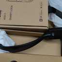 Veise VE017-H Fingerprint Smart Front Door Lock Set, App Control, 8-in-1 Keyless Entry Deadbolt with Zinc Alloy Handles, Emergency Power Port, Touchscreen Keypad, Auto Lock, Easy Install, Matte Black