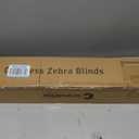 Grandekor No Drill Cordless Zebra Blinds,29" W x 72" H,White