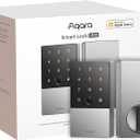 Aqara Smart Lock U100, Fingerprint Keyless Entry Door Lock with Apple Home Key, Touchscreen Keypad, Smart Electronic Deadbolt, IP65 Weatherproof, Supports Apple HomeKit, Alexa, Google, IFTTT, Silver