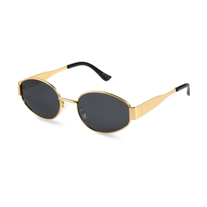livho 2025 Trendy Oval Sunglasses - Stylish Polarized Shades for Everyday - Retro Metal Frames