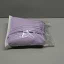 100% Blackout Window Curtain Panels for Bedroom, Heat and Full Light Blocking Drapes with Black Liner for Nursery, Thermal Insulated Solid Grommet Panels for Living Room, 52Wx90L, Lilac, 2 Panels