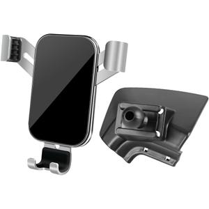 LUNQIN Car Phone Holder for Hyundai Santa Fe 2018 2017 2016 2015 2014 2013 Auto Interior Accessories Best Cell Phones Mount Cellphone Mobile Cradle Charging Navigation Bracket Screen Stand Accessory