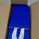 50 Pack 5.25x3.25x8.25 Inch Small Royal Blue Kraft Paper Bags with Handles Bulk, Toovip Gift Wrap Bags for Favors Grocery Retail Party Birthday Shopping Business Goody Craft Merchandise Take Out Sacks